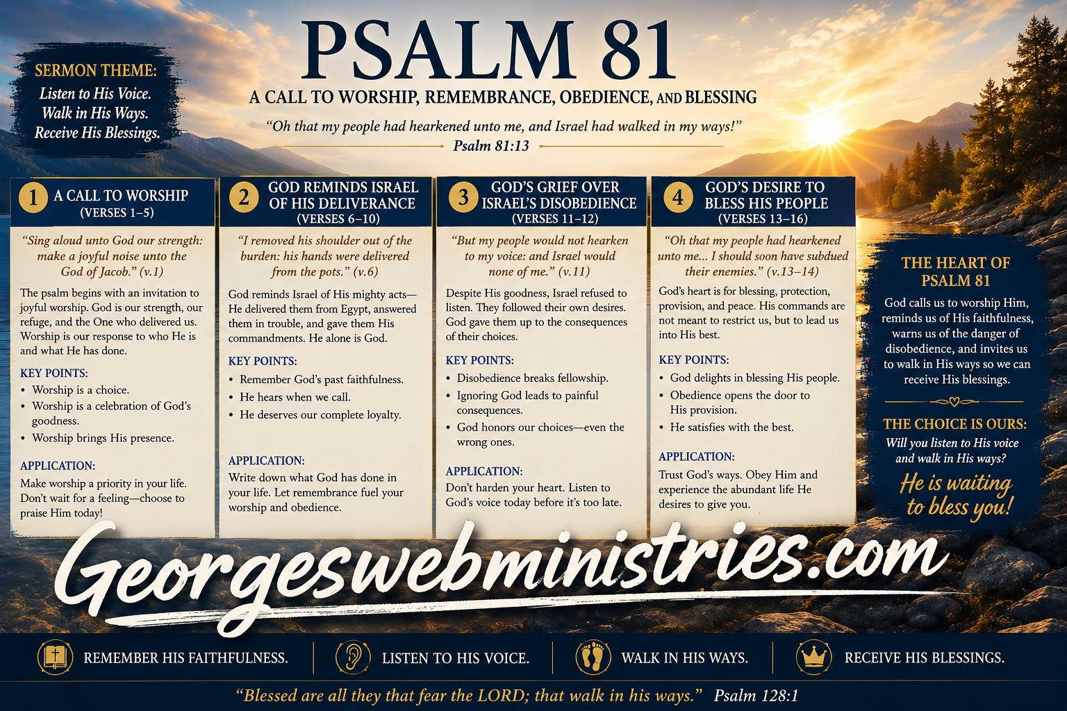 Sermon -Psalm 81