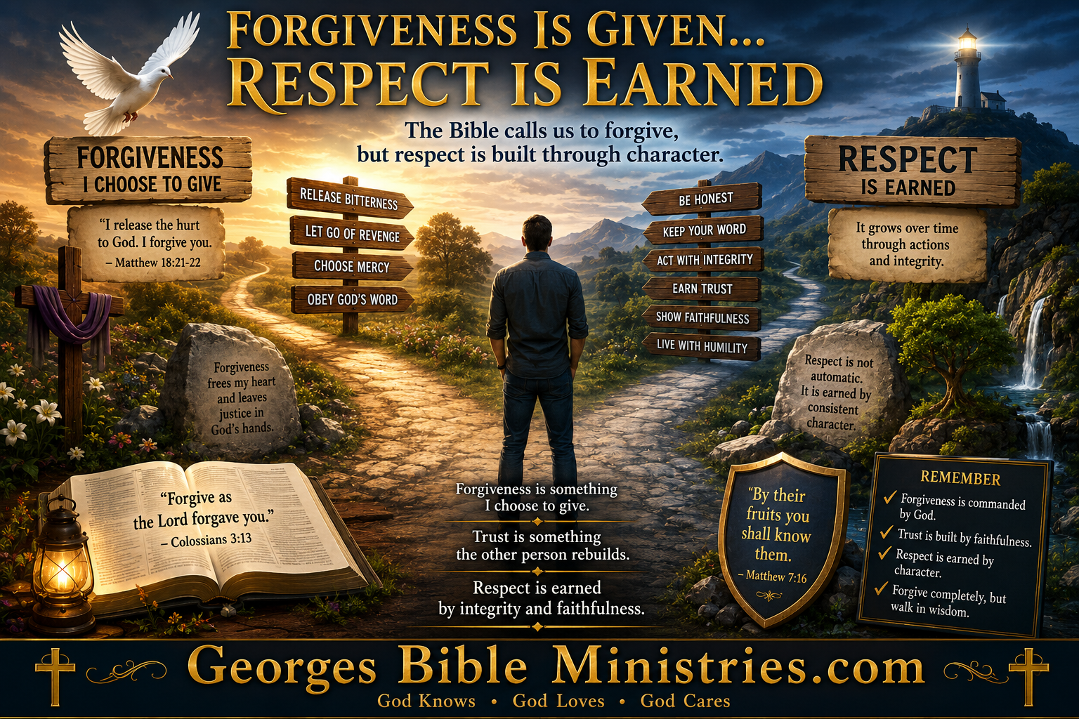 Explain-Forgiveness ves respect